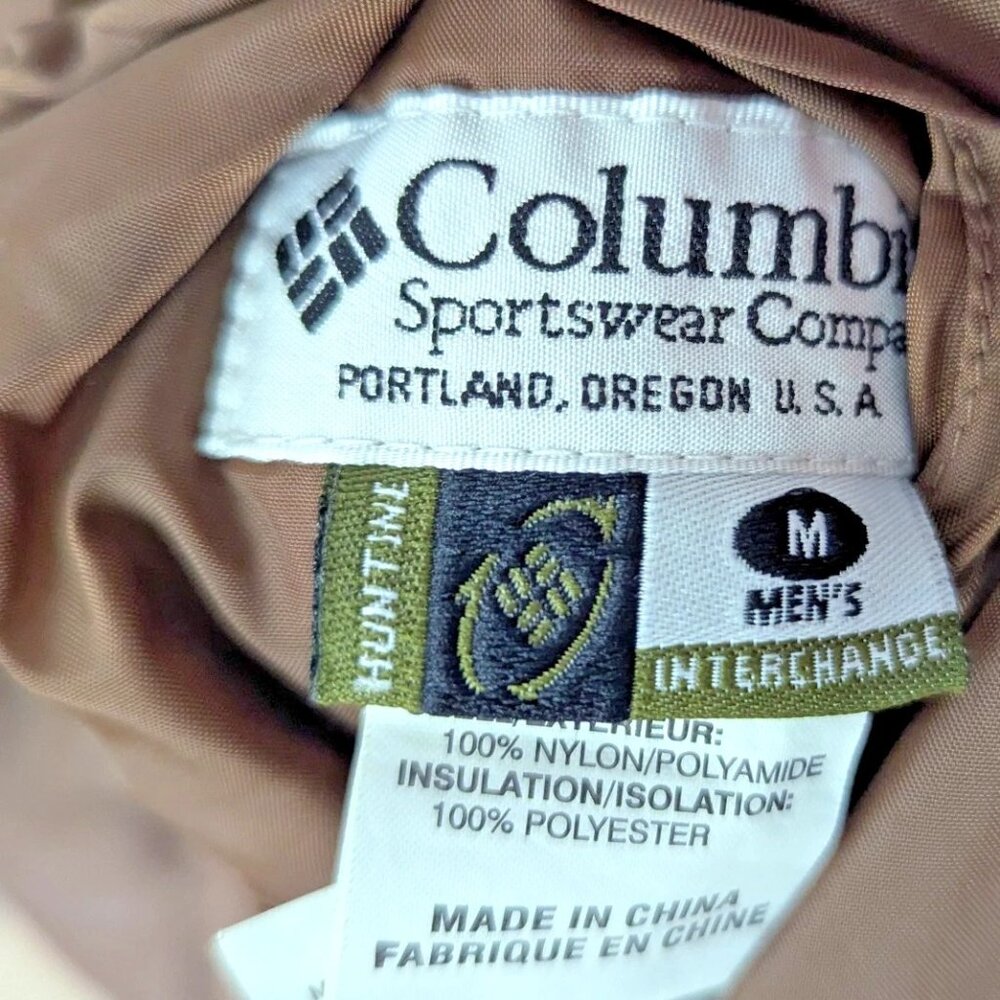 Vtg Columbia Mossy Oak Breakup Reversible Camo Jacket Men’s M 1995 Hunting Coat - Picture 2 of 14